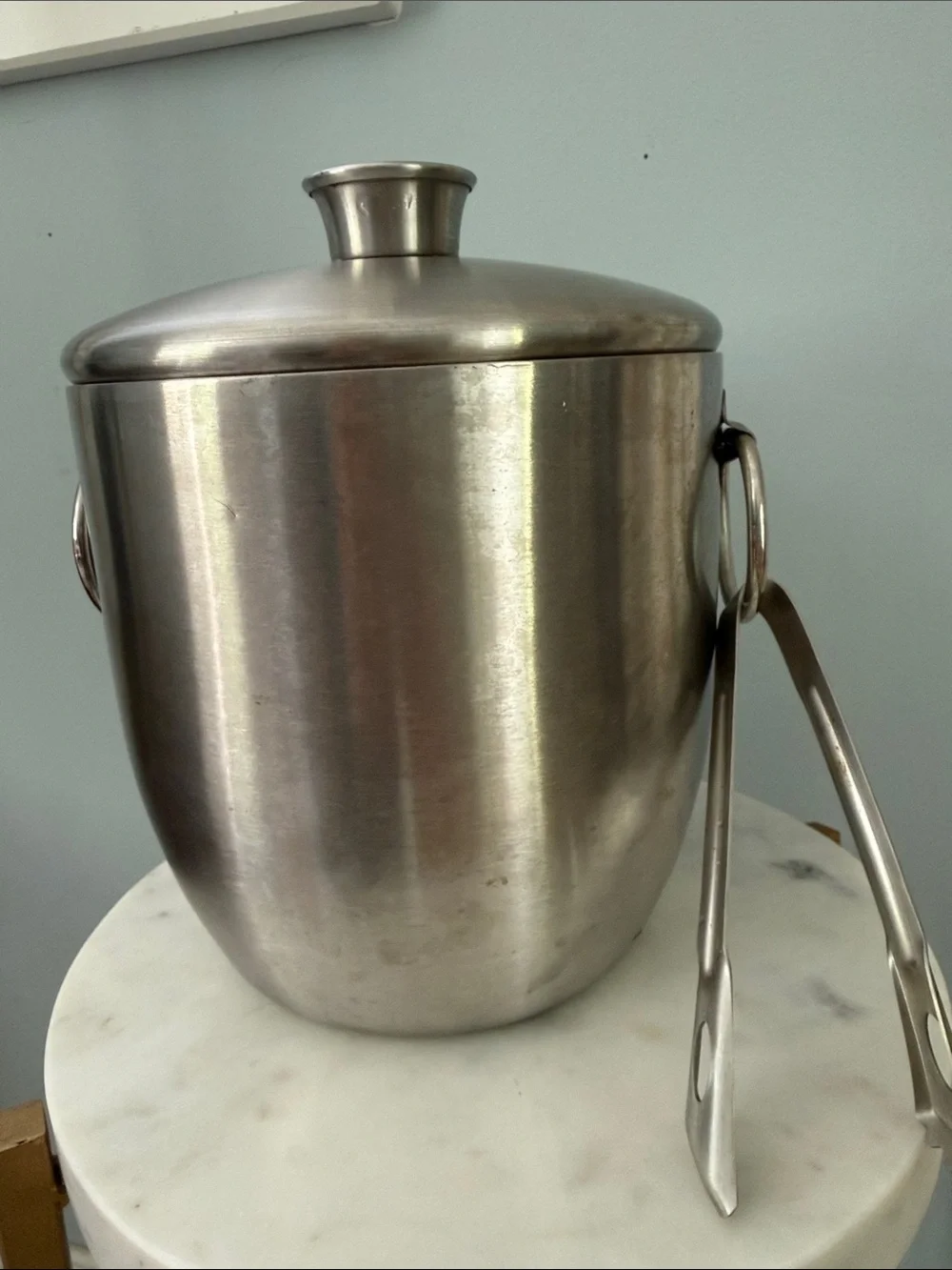 Target Stainless Steel Ice Bucket with Tongs - Silver
